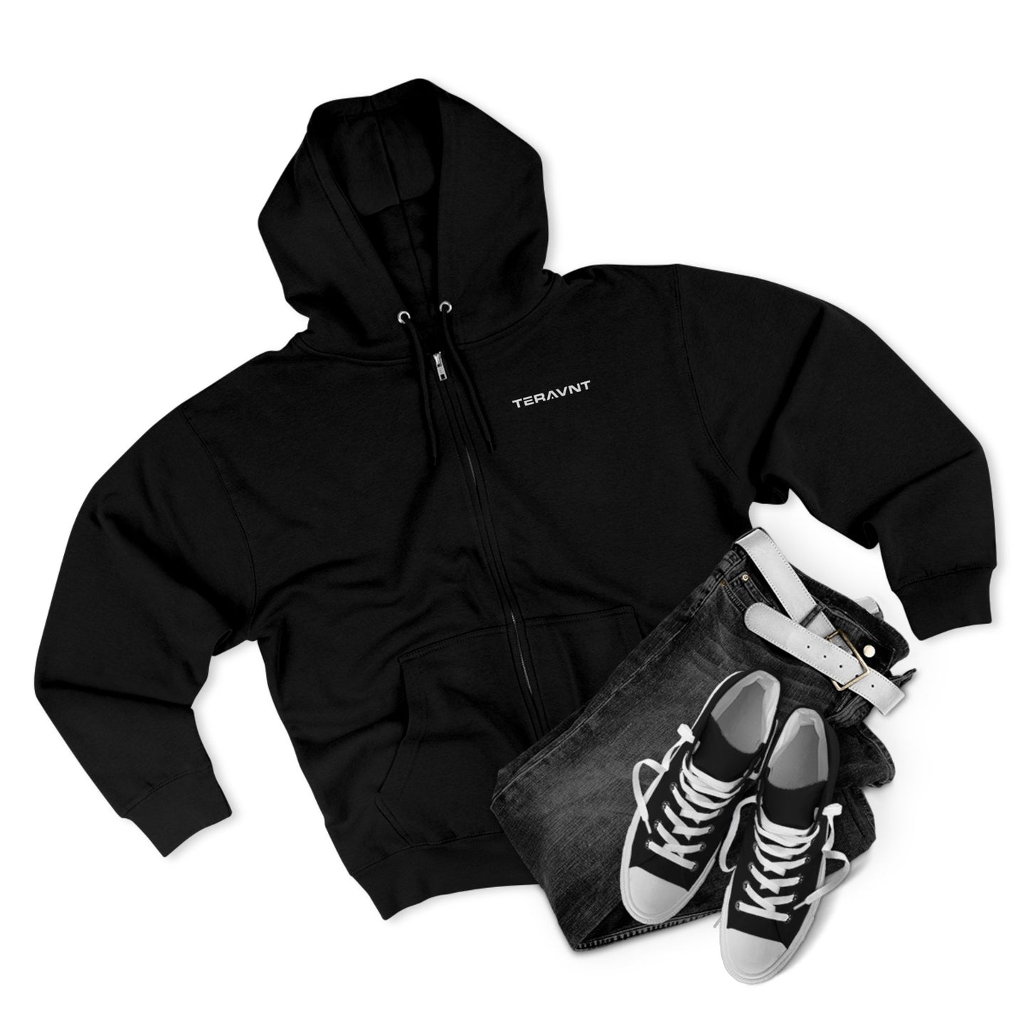 Teravnt Unisex Zip Hoodie - Cozy Everyday Comfort