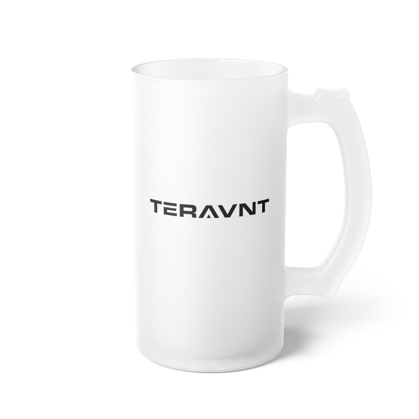 Teravnt Frosted Glass Beer Mug - Perfect Gift for Beer Lovers and Celebrations