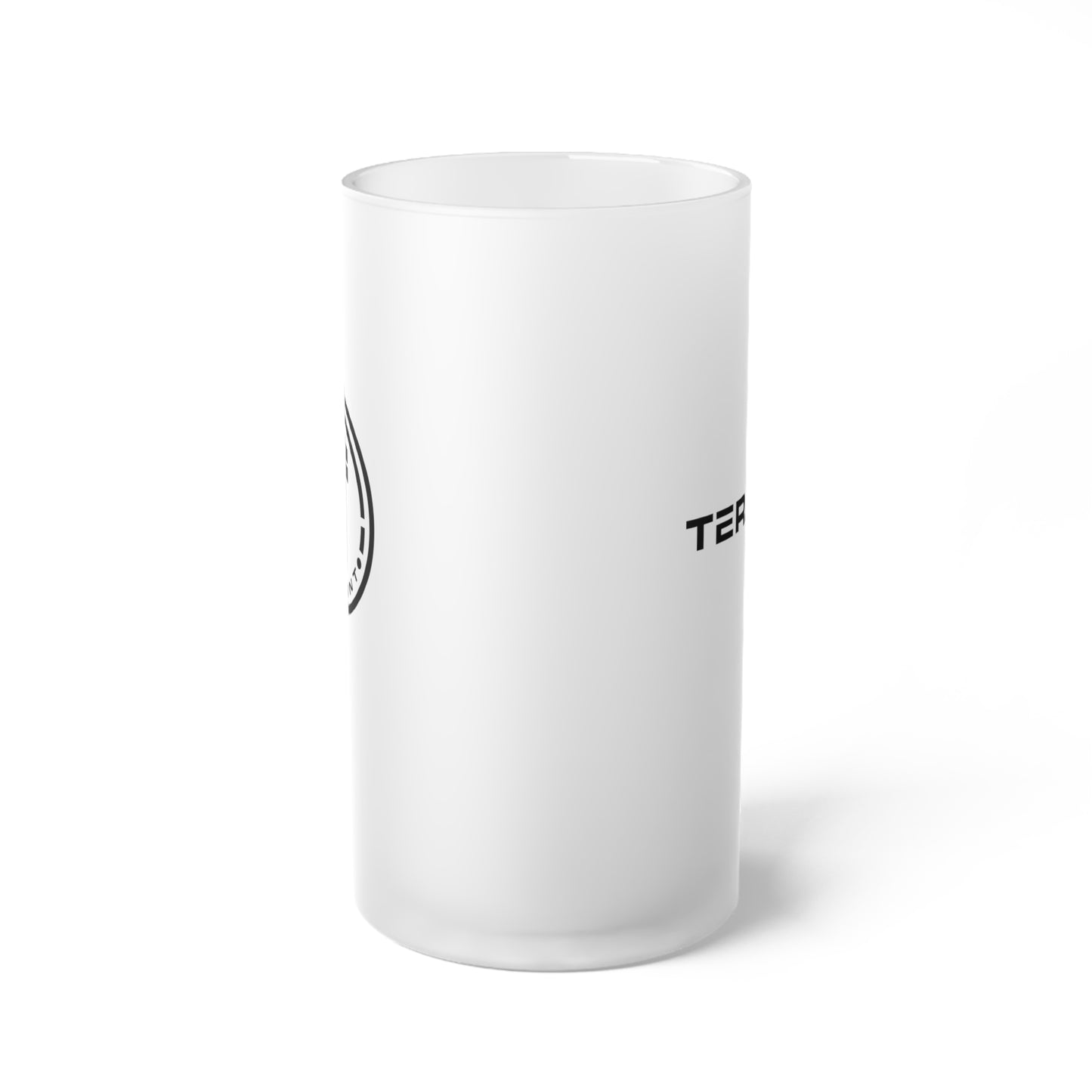 Teravnt Frosted Glass Beer Mug - Perfect Gift for Beer Lovers and Celebrations