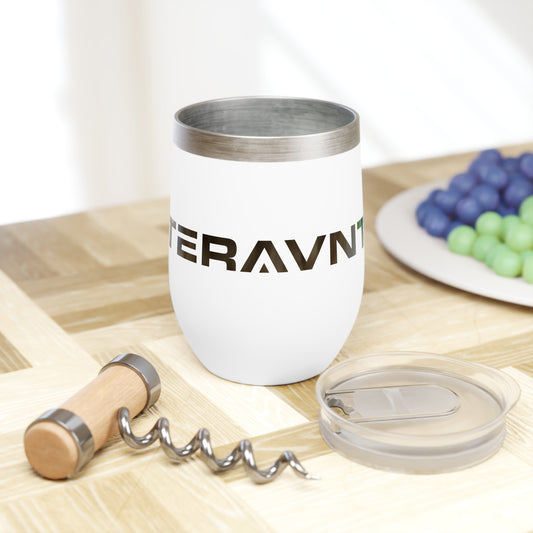 Teravnt Chill Wine Tumbler - Sleek Insulated Wine Cup for Relaxation and Celebrations