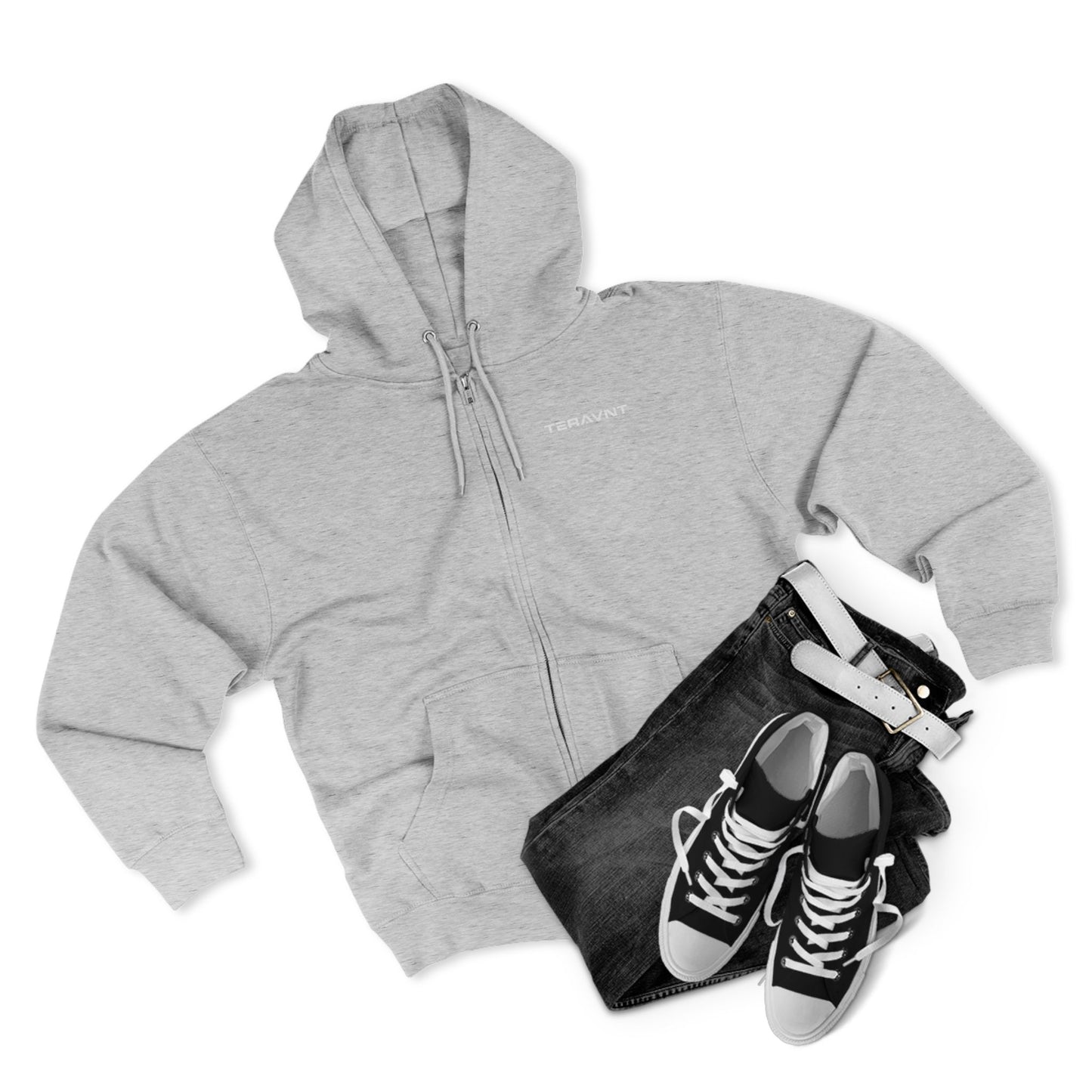 Teravnt Unisex Zip Hoodie - Cozy Everyday Comfort