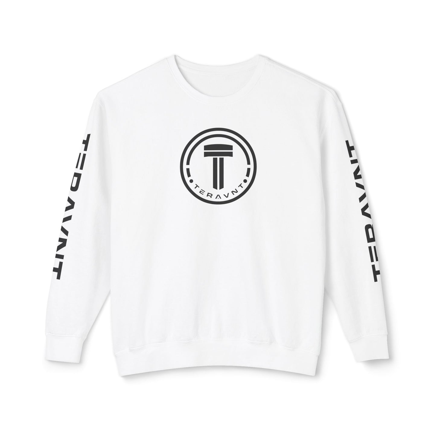 Teravanti Unisex Lightweight Crewneck Sweatshirt - Minimalist Design for Everyday Comfort