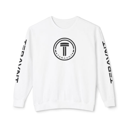 Teravanti Unisex Lightweight Crewneck Sweatshirt - Minimalist Design for Everyday Comfort