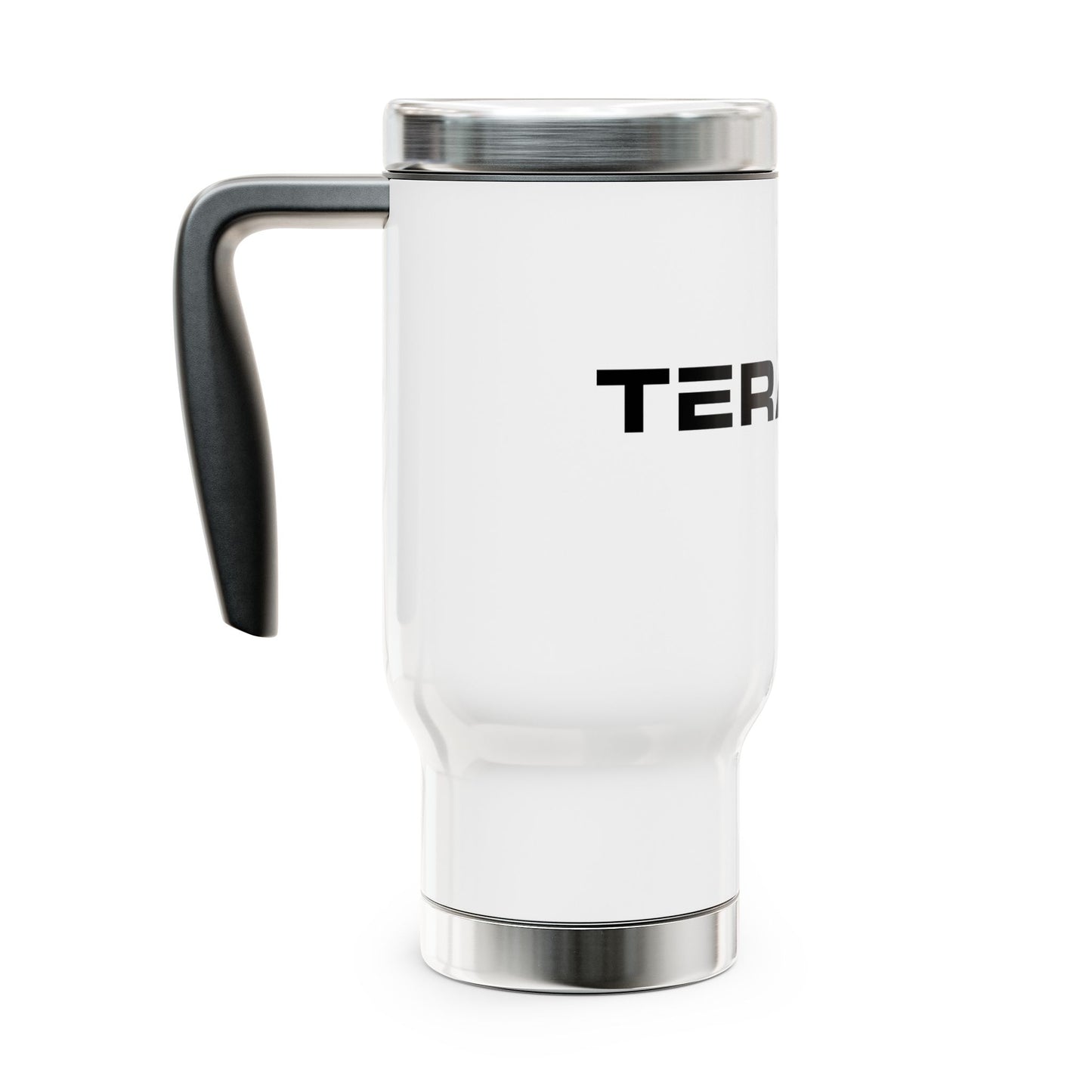 Tervant Stainless Steel Travel Mug with Handle - 14oz - Perfect for On-the-Go Coffee Lovers