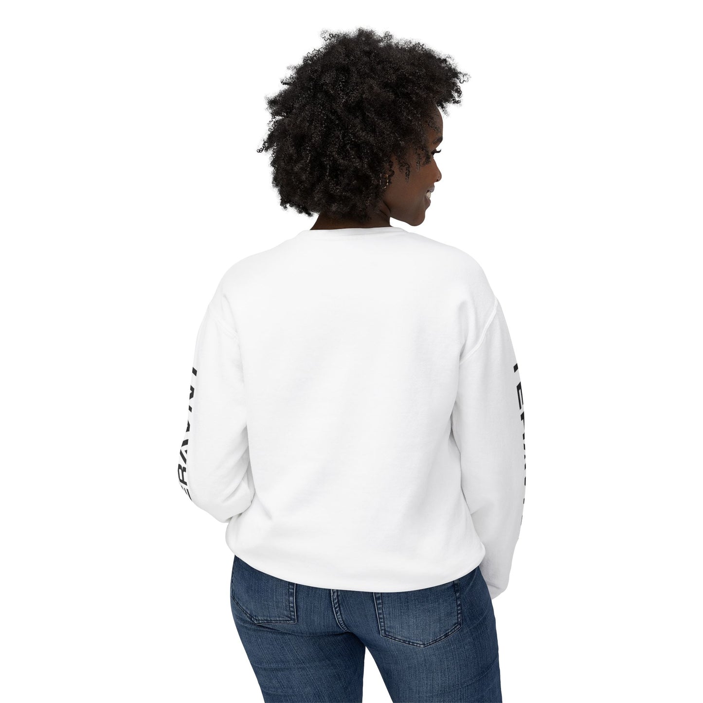 Teravanti Unisex Lightweight Crewneck Sweatshirt - Minimalist Design for Everyday Comfort