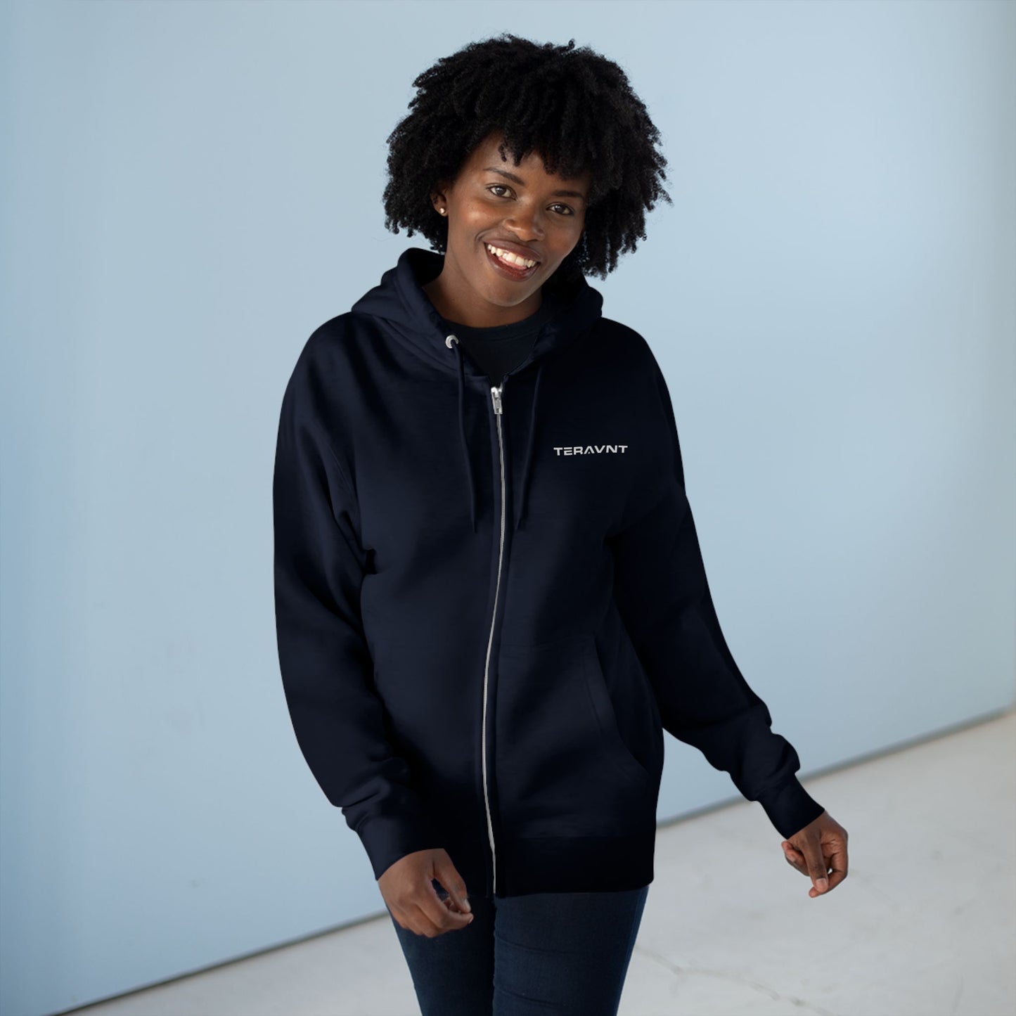 Teravnt Unisex Zip Hoodie - Cozy Everyday Comfort